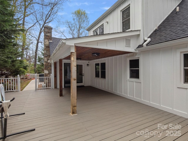 30 Gap Hill Dr, Fletcher, NC 28732 - view of wooden deck