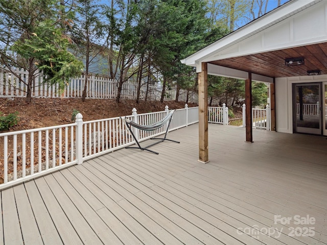 30 Gap Hill Dr, Fletcher, NC 28732 - view of wooden terrace