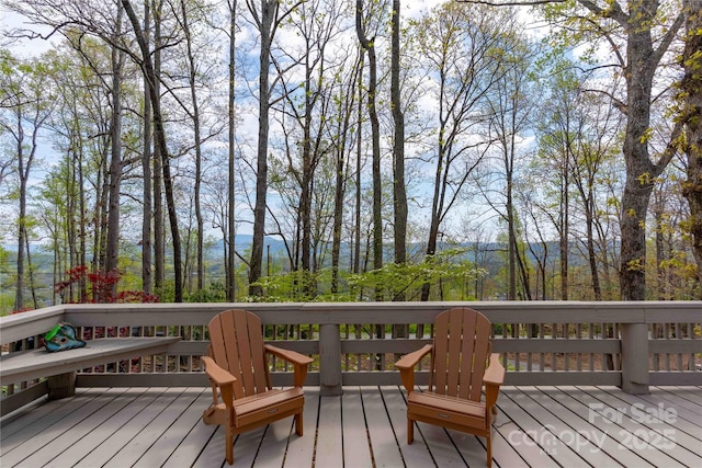 39 Tatham Rd, Hendersonville, NC 28792 - view of wooden terrace