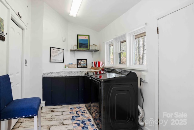39 Tatham Rd, Hendersonville, NC 28792 - laundry area featuring cabinet space and independent washer and dryer