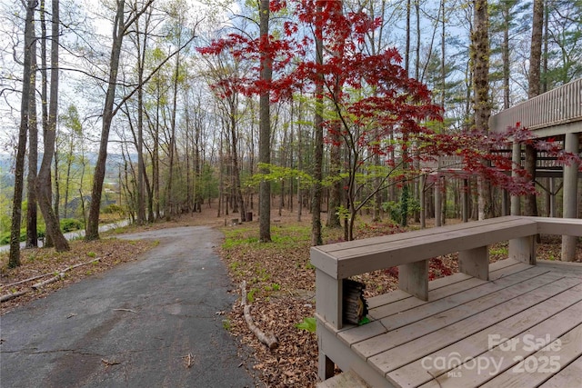 39 Tatham Rd, Hendersonville, NC 28792 - view of wooden deck