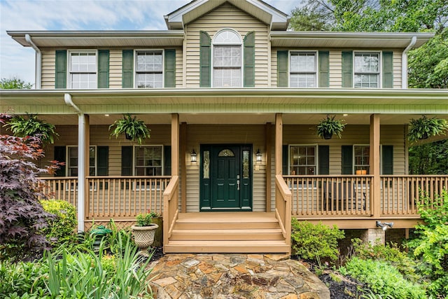 148 Broyles Rd, Hendersonville, NC 28791 - view of front of home featuring a porch