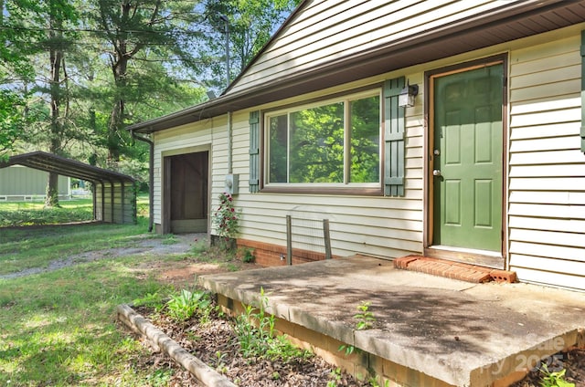 view of property entrance