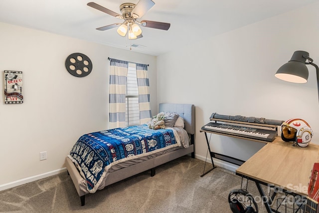 176 Jennymarie Rd, Mooresville, NC 28115 - carpeted bedroom featuring baseboards and ceiling fan