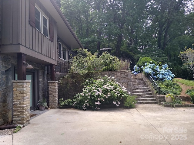 242 Birch Ln, Arden, NC 28704 - patio / terrace featuring stairs