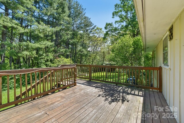 view of deck