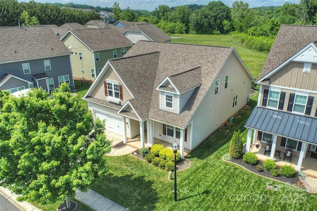 505 Chamberlain Ct, Mcadenville, NC 28101 - aerial view featuring a residential view