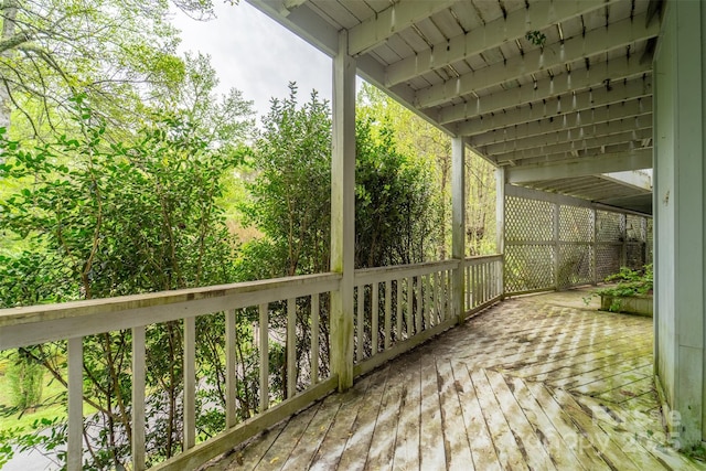 362 Cowan Valley Ests, Sylva, NC 28779 - view of wooden deck