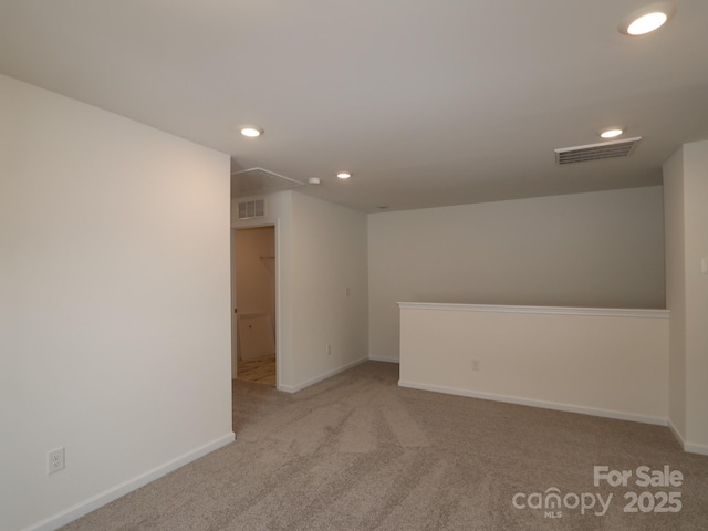 1119 Overbrook Pl, Wingate, NC 28174 - empty room featuring carpet flooring, recessed lighting, and baseboards