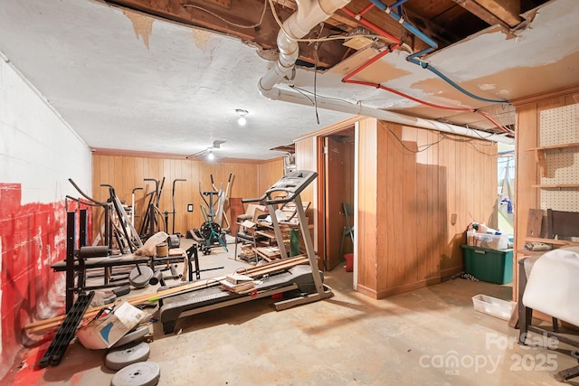 3265 W Innes St, Salisbury, NC 28144 - interior space featuring wooden walls