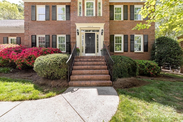 14812 Stonegreen Ln, Huntersville, NC 28078 - colonial inspired home featuring brick siding