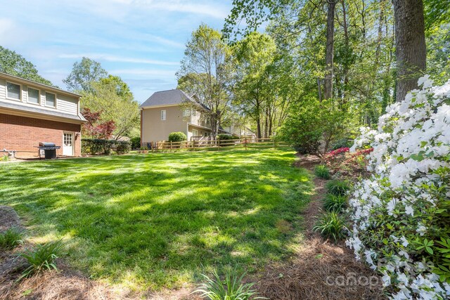 14812 Stonegreen Ln, Huntersville, NC 28078 - view of yard with fence