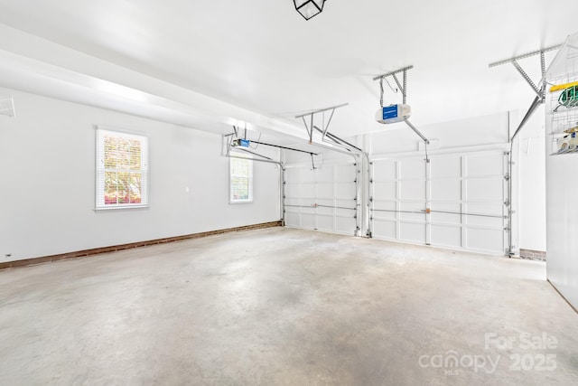 14812 Stonegreen Ln, Huntersville, NC 28078 - garage with a garage door opener and baseboards