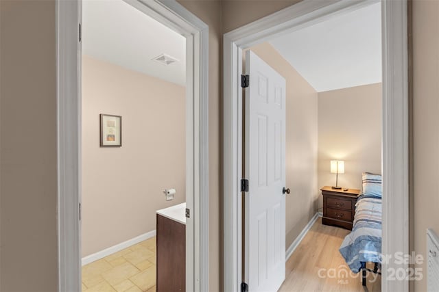 9029 J M Keynes Dr Unit 63, Charlotte, NC 28262 - corridor with baseboards and visible vents