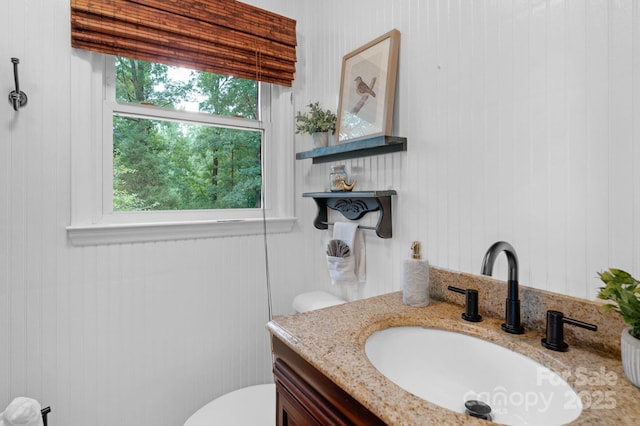 1607 Old Lawyers Rd, Marshville, NC 28103 - half bathroom featuring toilet and vanity