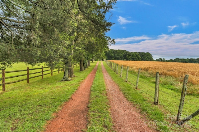 1607 Old Lawyers Rd, Marshville, NC 28103 - view of dirt / gravel road featuring a view of countryside