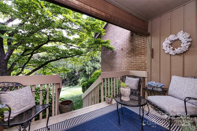 5128 Dunes Ct, Charlotte, NC 28226 - view of wooden deck