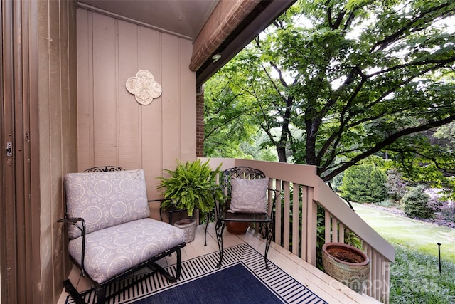 5128 Dunes Ct, Charlotte, NC 28226 - view of wooden deck