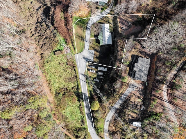 456 Newtown Rd, Rosman, NC 28772 - bird's eye view