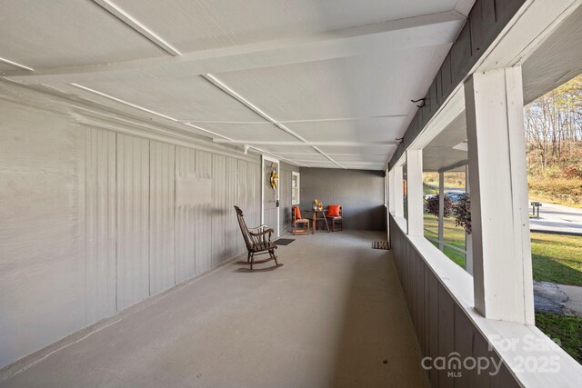 456 Newtown Rd, Rosman, NC 28772 - unfurnished sunroom featuring a healthy amount of sunlight