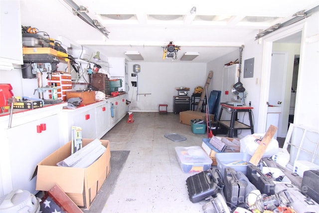 201 Mitchell St, Belmont, NC 28012 - garage with electric panel