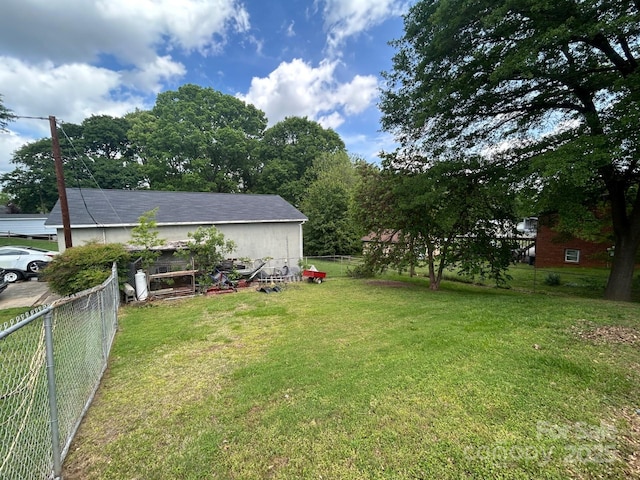 201 Mitchell St, Belmont, NC 28012 - view of yard with fence