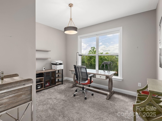 636 Crystal Heights Dr, Hendersonville, NC 28739 - carpeted office with baseboards