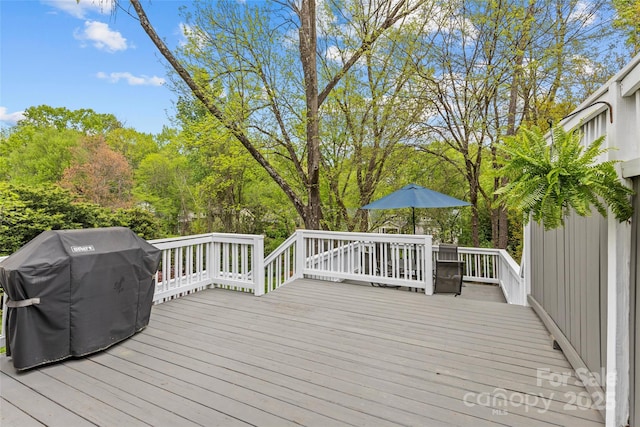 2418 Ainsdale Rd, Charlotte, NC 28226 - wooden deck featuring grilling area