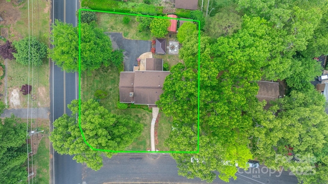 1287 Queensgate St, Gastonia, NC 28054 - aerial view of property's location featuring property boundaries highlighted