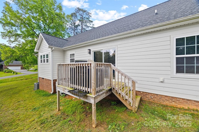 1009 Rainbow Cir, Catawba, SC 29704 - wooden terrace featuring a yard
