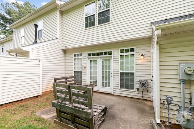 view of back of property