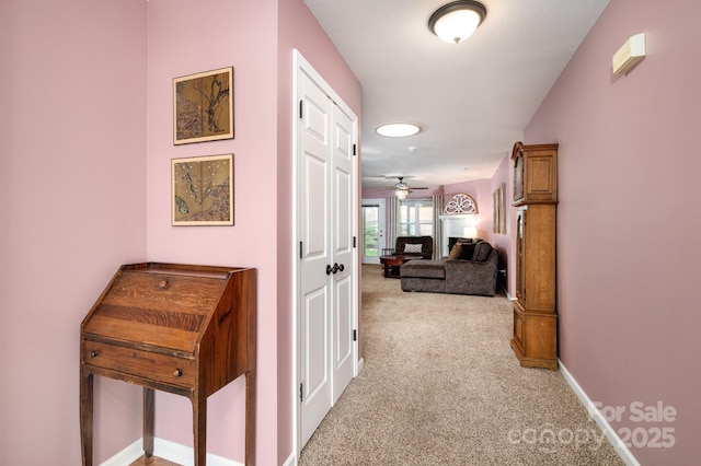 206 Carrington Pl, Arden, NC 28704 - hall with carpet flooring and baseboards