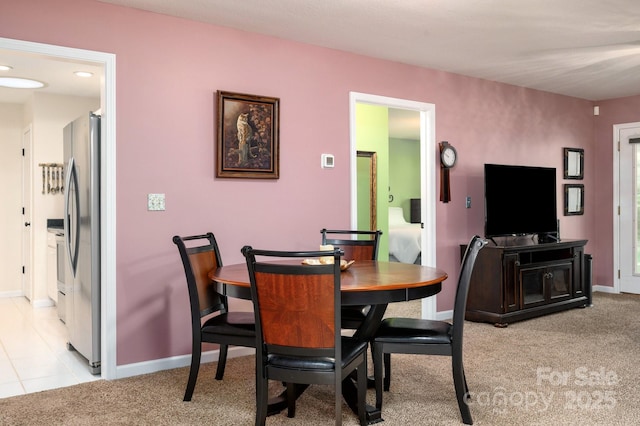 206 Carrington Pl, Arden, NC 28704 - dining room featuring light carpet and baseboards
