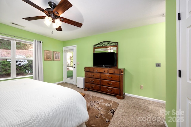 206 Carrington Pl, Arden, NC 28704 - bedroom with baseboards, visible vents, and multiple windows