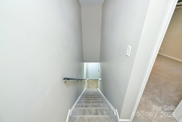 1931 Mereview Ct Unit 46, Charlotte, NC 28210 - stairs with carpet