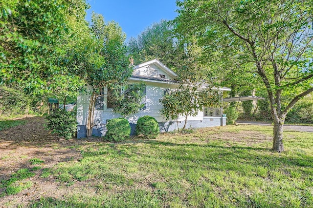828 Richard Ave, Kannapolis, NC 28081 - exterior space with a yard