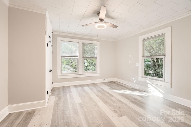 828 Richard Ave, Kannapolis, NC 28081 - unfurnished room featuring ornamental molding and plenty of natural light