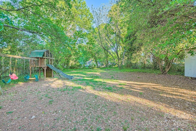828 Richard Ave, Kannapolis, NC 28081 - view of yard featuring a playground