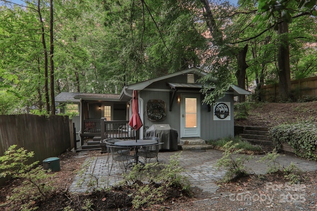 416 S Cherokee Ave, Black Mountain, NC 28711 - view of patio / terrace with grilling area