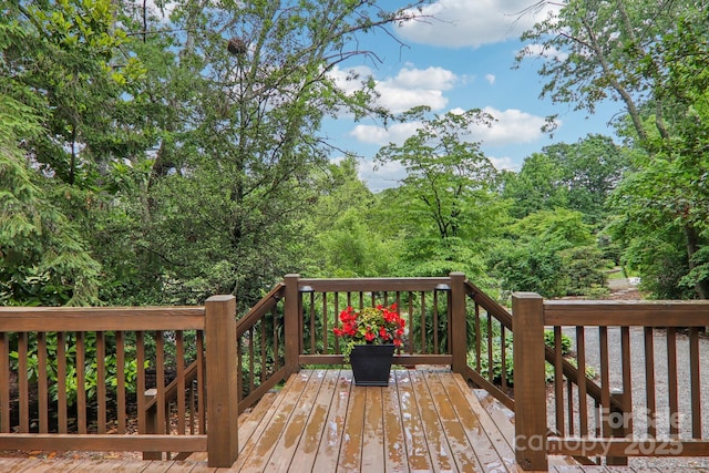 416 S Cherokee Ave, Black Mountain, NC 28711 - view of deck