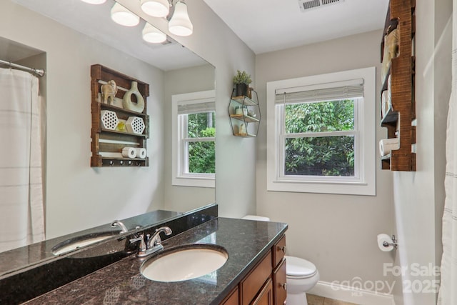 416 S Cherokee Ave, Black Mountain, NC 28711 - bathroom featuring vanity and a shower with shower curtain