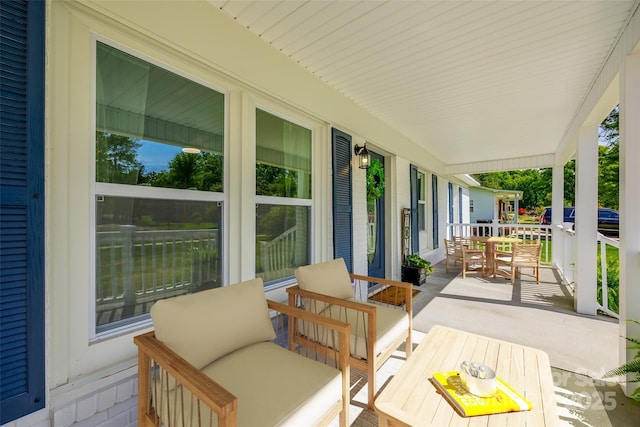 view of patio / terrace featuring a porch