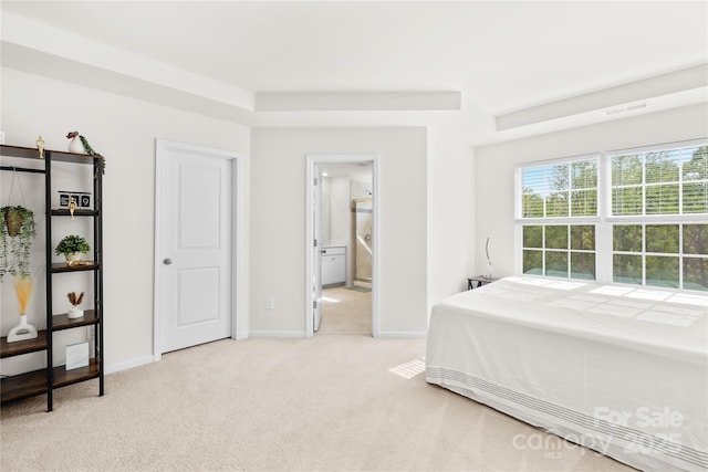 7004 Everly Commons Ln, Tega Cay, SC 29708 - bedroom featuring light carpet, visible vents, and baseboards