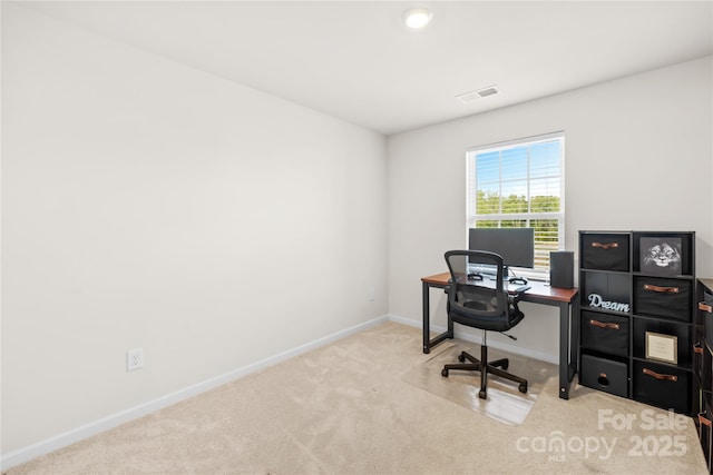 7004 Everly Commons Ln, Tega Cay, SC 29708 - office featuring baseboards, visible vents, and carpet flooring