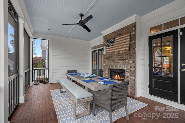 309 Catawba Ave, Davidson, NC 28036 - view of sunroom / solarium