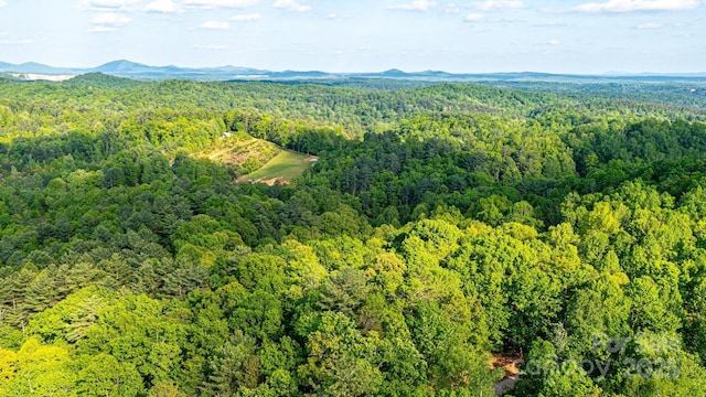 1300 Math Pl, Lenoir, NC 28645 - bird's eye view with a mountain view and a forest view