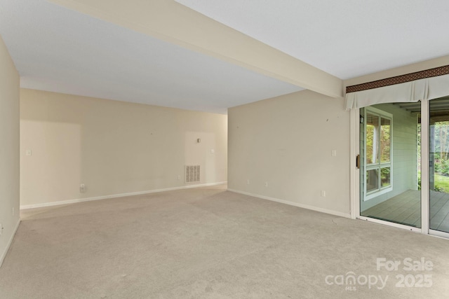 111 Broadmoor Dr, Flat Rock, NC 28731 - empty room with light colored carpet, visible vents, and baseboards