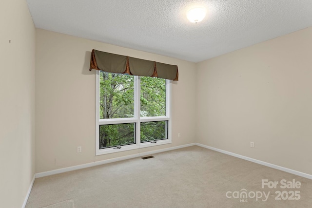 111 Broadmoor Dr, Flat Rock, NC 28731 - carpeted spare room featuring a textured ceiling, visible vents, and baseboards