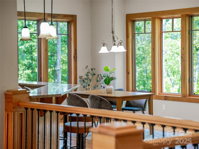 14 Sweet Gum Hl, Fletcher, NC 28732 - dining space featuring a chandelier