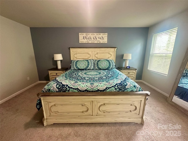 1070 Glenbriar Ct, Woodleaf, NC 27054 - bedroom with baseboards and light carpet